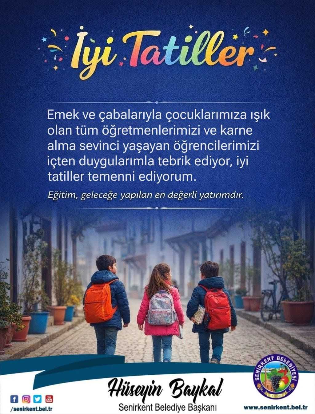 İyi Tatiller Çoçuklar