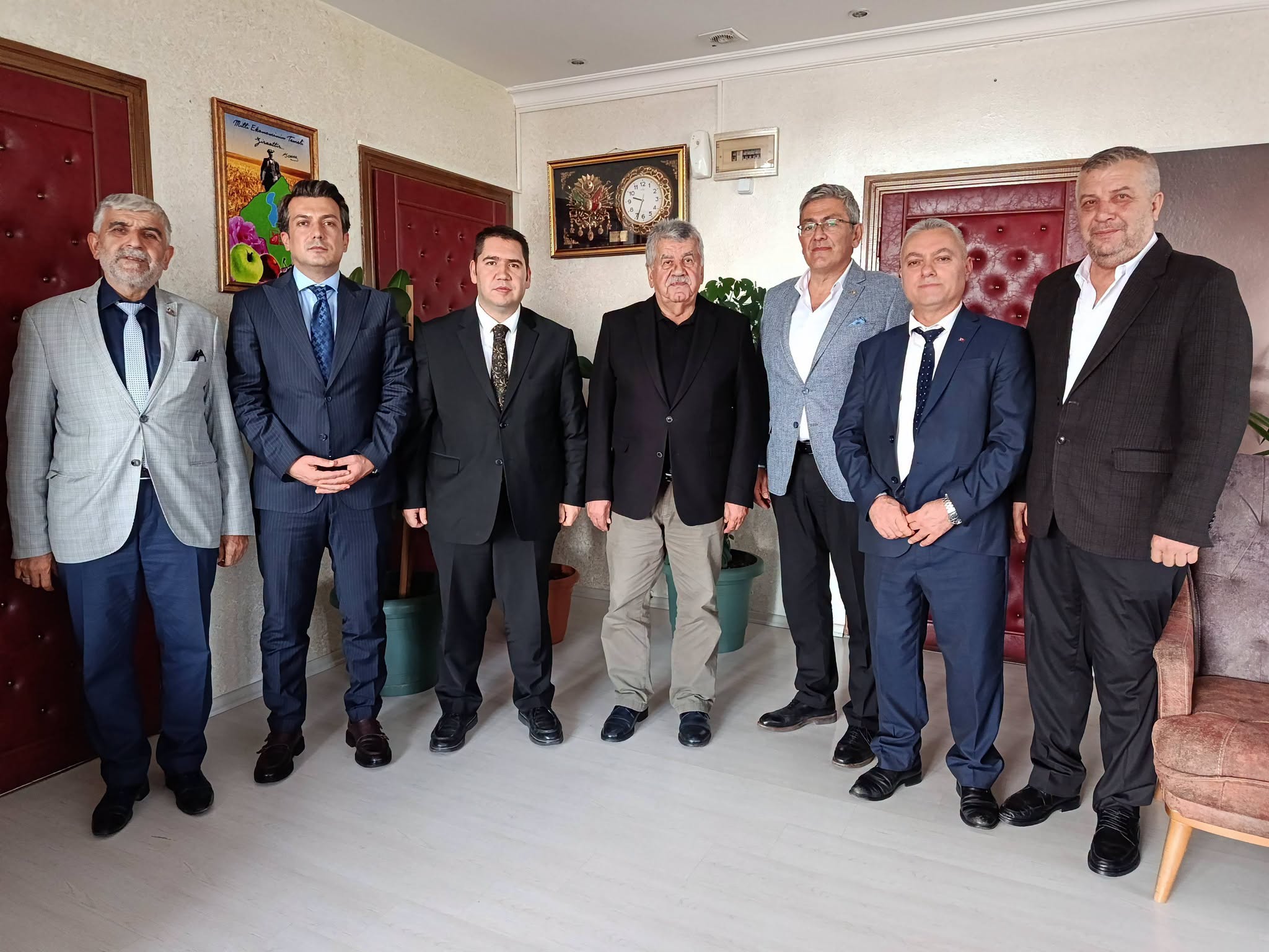 Türk Yerel Hizmet-Sen Genel Başkan Yardımcısı Engin Tulumbacı ve Heyetinden Başkanımız Hüseyin Baykal’a Ziyaret