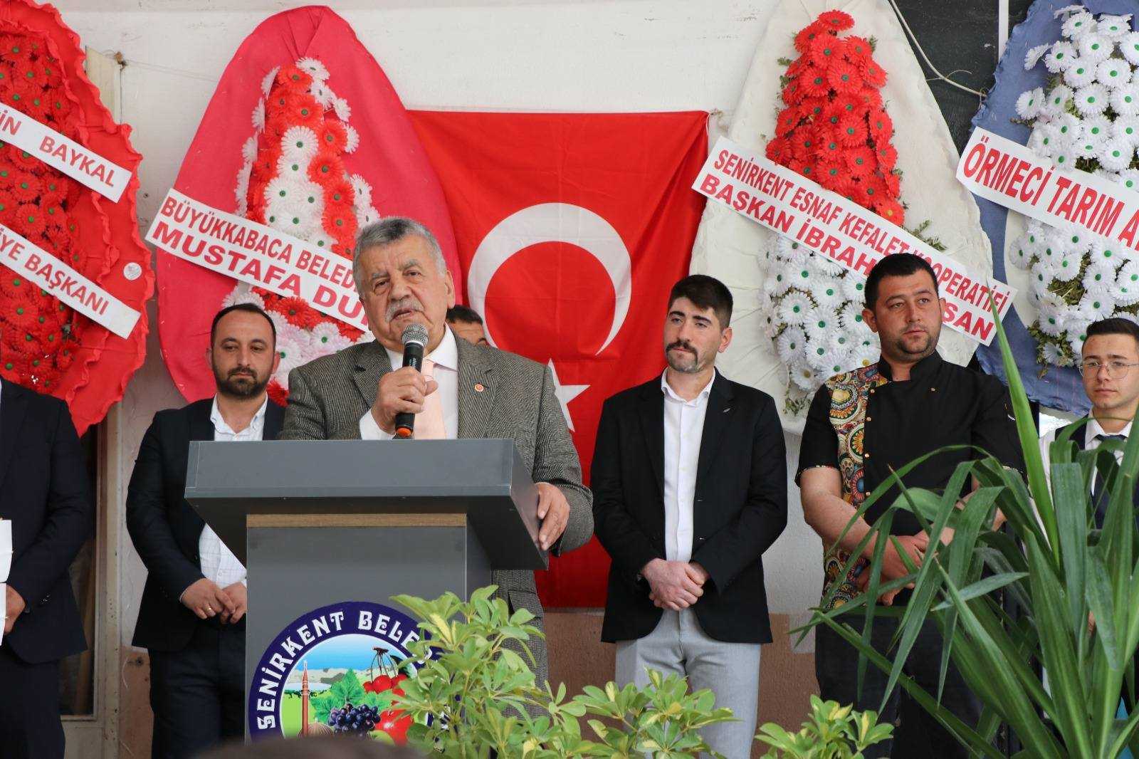 Belediye Başkanımız Senirkent Esnaf Odası Hizmet Binası Açılışına Katıldı