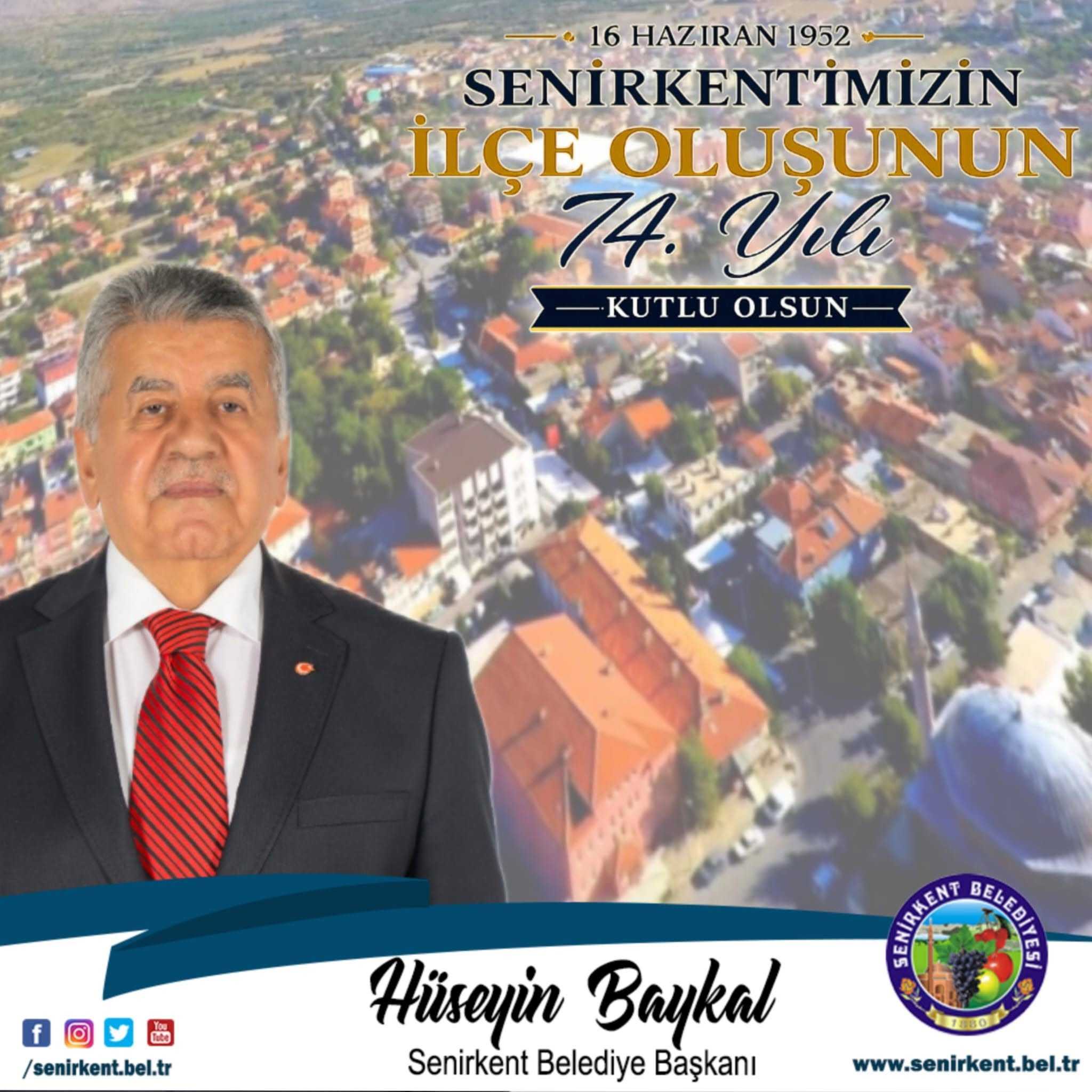 İlçe Oluşumuzun 74. Yılı Kutlu Olsun.