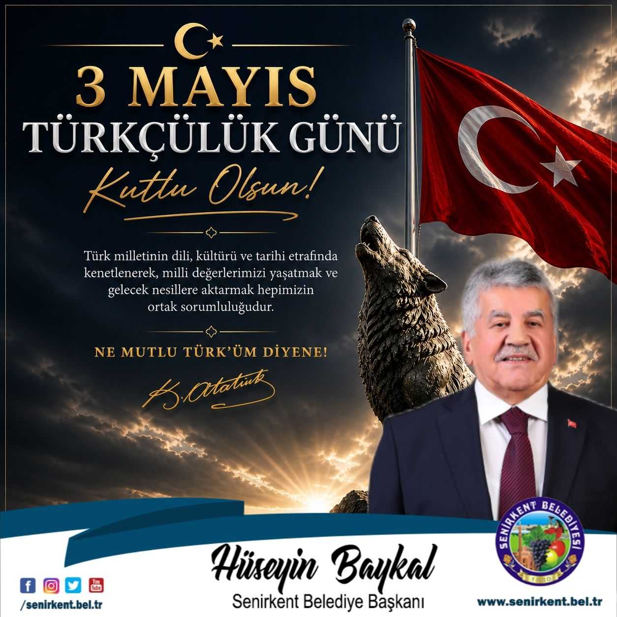 3 Mayıs Türkçülük Günü kutlu olsun.