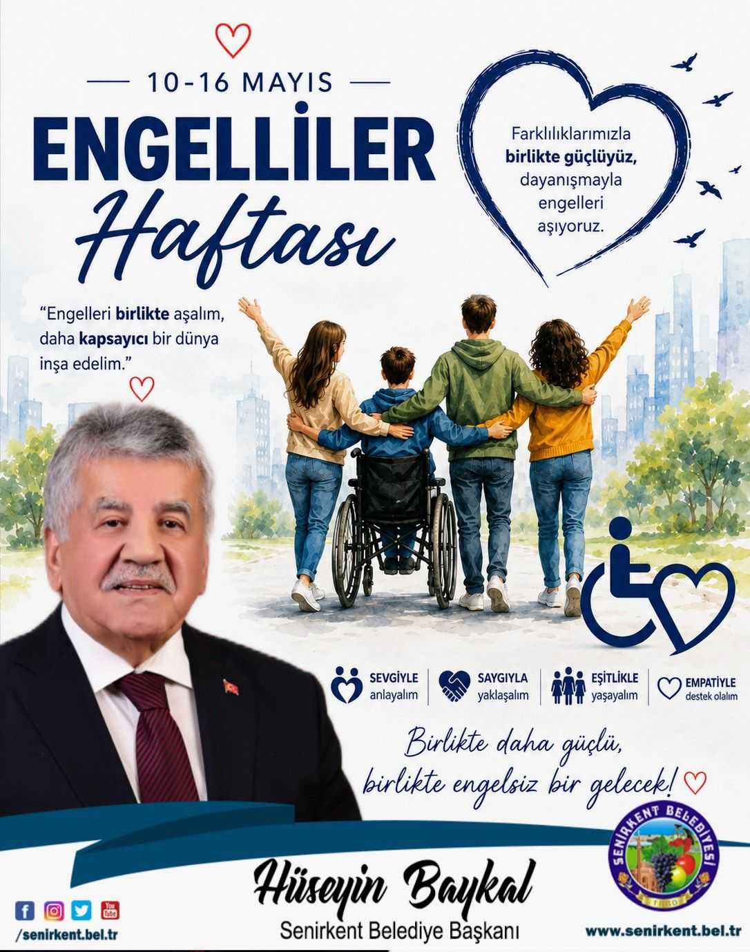 Belediye Başkanımızdan Engelliler Haftası Mesajı